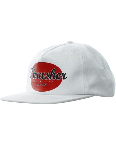 Thrasher Snapback oval hat - Rot