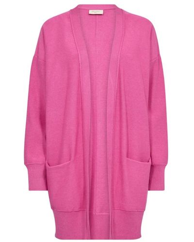 Freequent Cardigans - Pink