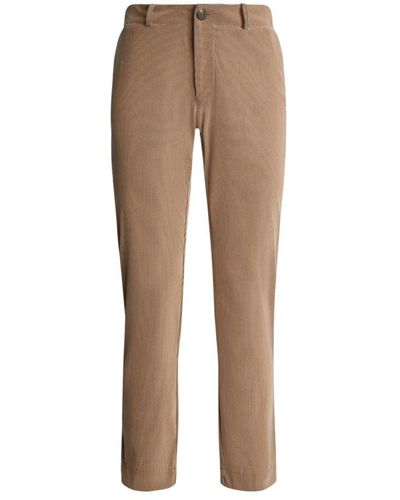 Rrd Slim-Fit Trousers - Brown