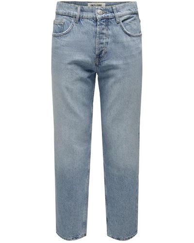 Only & Sons Straight Jeans - Blue