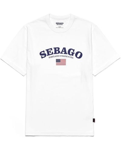 Sebago T-shirts - Weiß