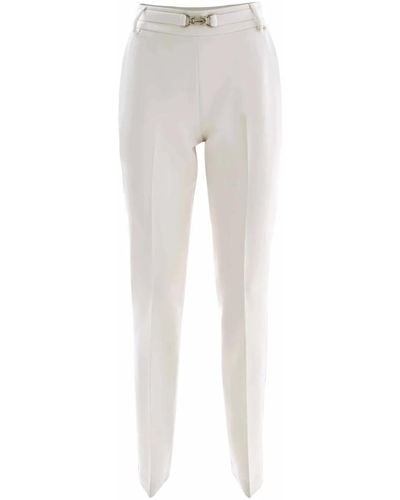 Kocca Pantaloni eleganti con cintura e fibbia - Grigio