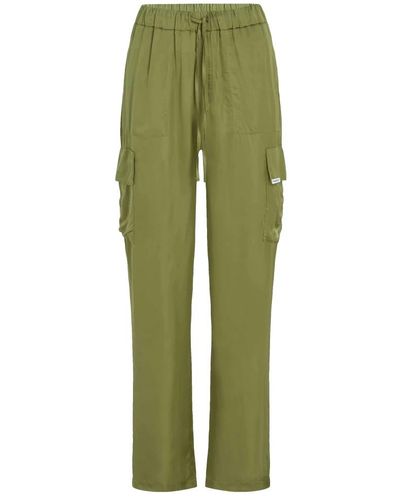 Penn&Ink N.Y Trousers > wide trousers - Vert