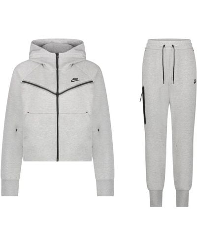 Nike Tech Fleece Trainingsanzug - Weiß