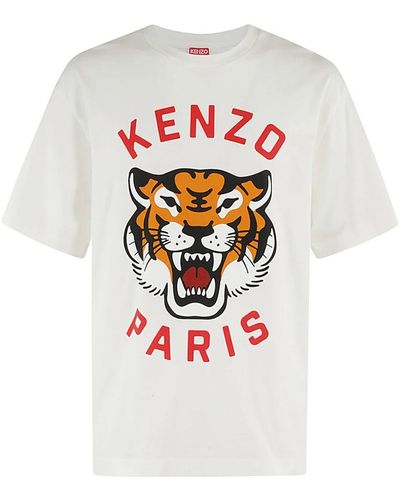 KENZO Lässiges oversized t-shirt - Weiß