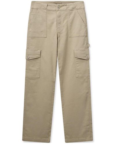 Bruuns Bazaar Straight Trousers - Natural