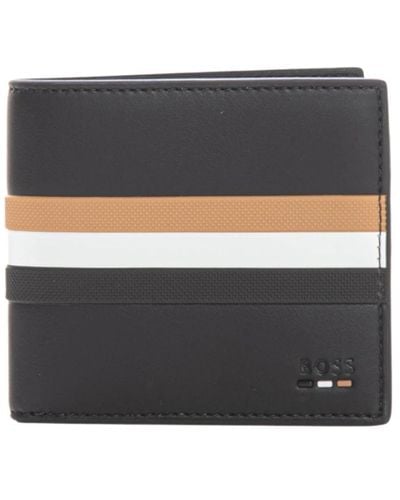 BOSS Ray-s portafoglio con scomparti per carte - Grigio