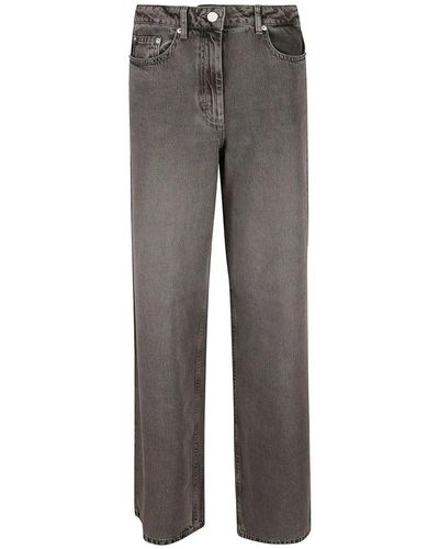 REMAIN Birger Christensen Denim drapy jeans - Grigio