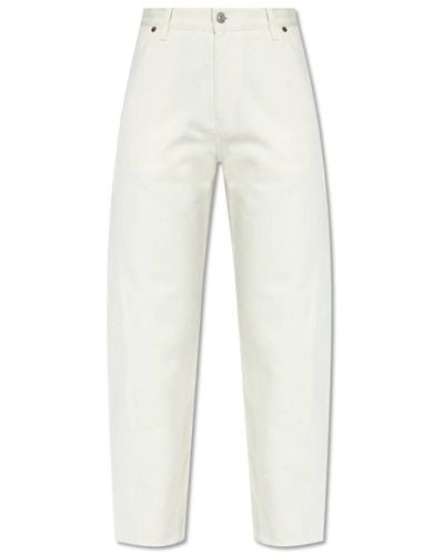 Victoria Beckham Trousers > straight trousers - Neutre