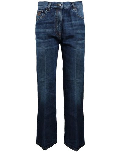 Prada Straight Jeans - Blau