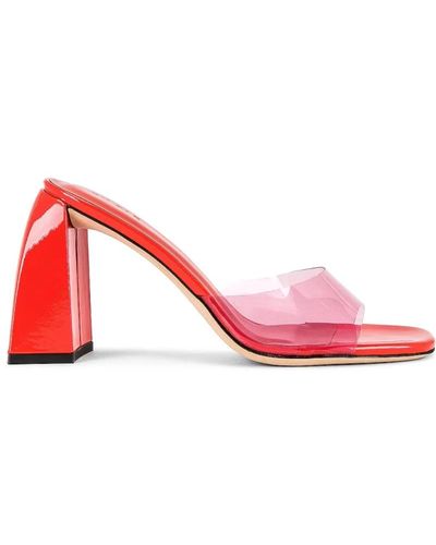 BY FAR Heeled Mules - Pink
