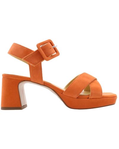 CTWLK High Heel Sandals - Orange