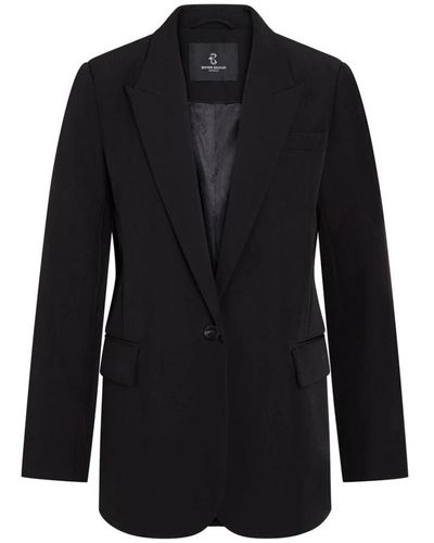 Bruuns Bazaar Clásico blazer negro women rubysusbbfrida