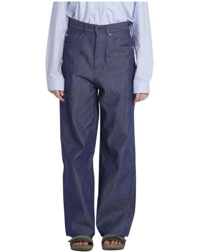 Sofie D'Hoore Straight Trousers - Blue