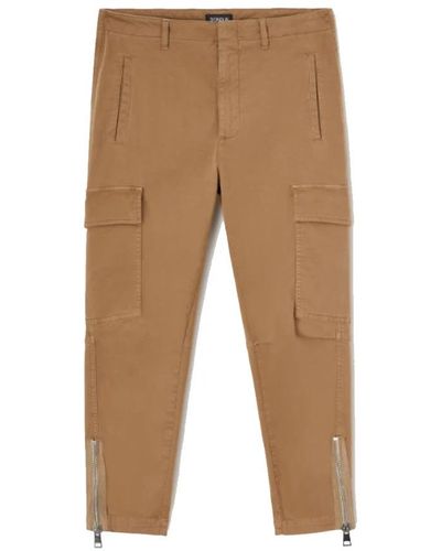 Dondup Tapered Trousers - Brown