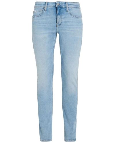 Calvin Klein Slim fit denim jeans - Blau