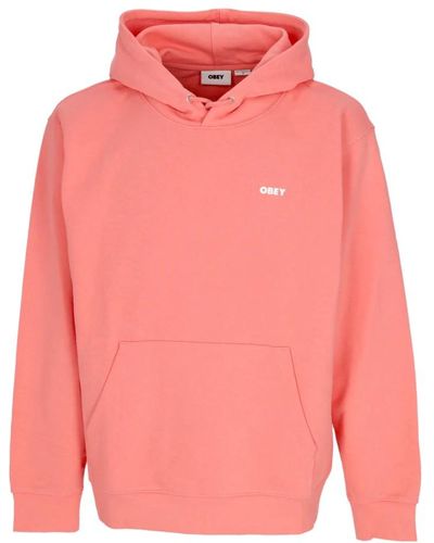 Obey Premium french terry hoodie - Pink