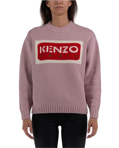 KENZO Paris logo pullover - Rot
