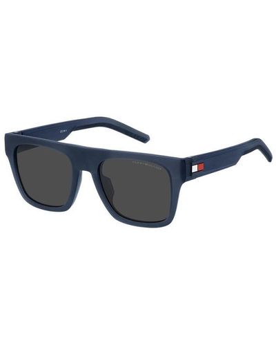 Tommy Hilfiger Stilvolle sonnenbrille in blau und grau