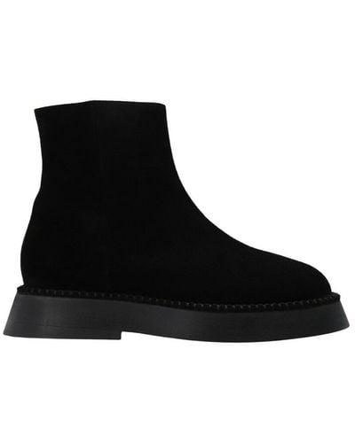 Wandler Rosa suede ankle boots - Negro