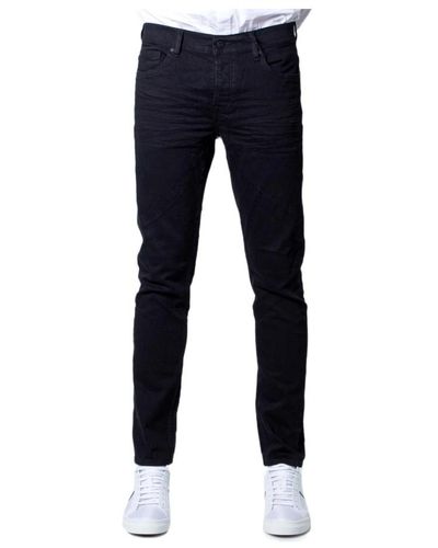 Only & Sons Jeans uomo neri con chiusura a zip e bottone - Blu