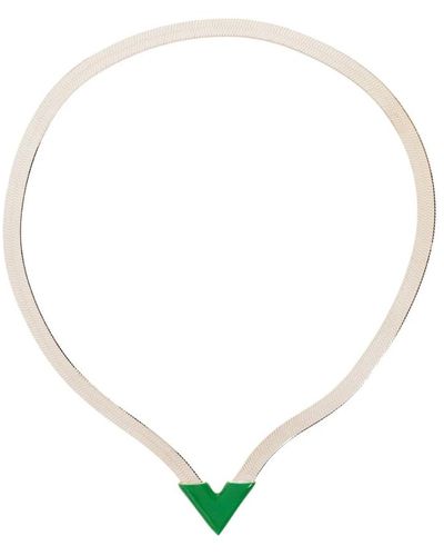 Bottega Veneta Silver necklace - Mettallic