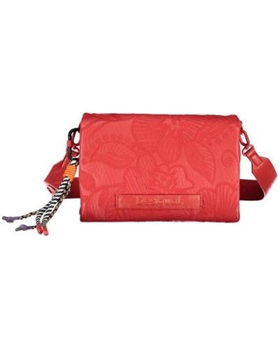Desigual Rosa handtasche mit mehreren fächern - Rot