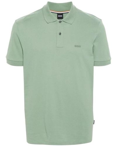 BOSS Polo Shirts - Green