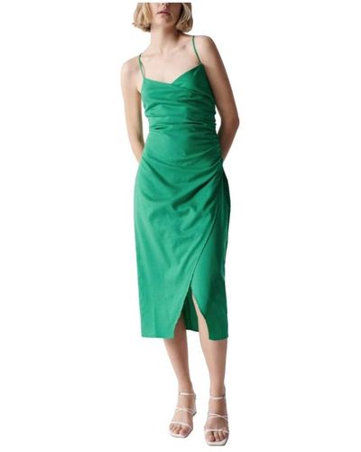 Salsa Jeans Midi Dresses - Green