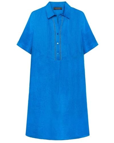 Elena Miro Dresses > day dresses > shirt dresses - Bleu