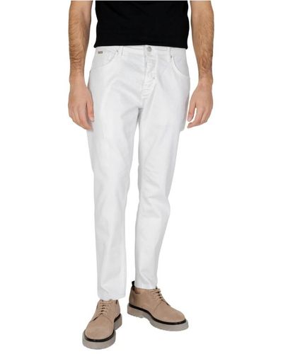 Antony Morato Trousers > slim-fit trousers - Blanc