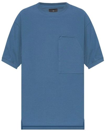 Y-3 Oversize T-Shirt - Blau