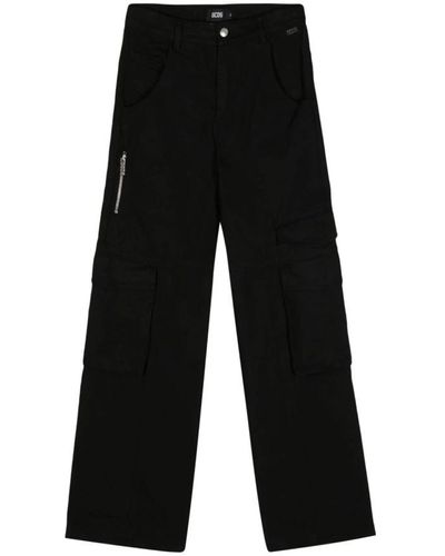 Gcds Slim-Fit Trousers - Black
