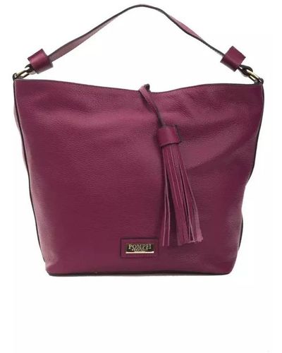Pompei Donatella Shoulder Bags - Purple