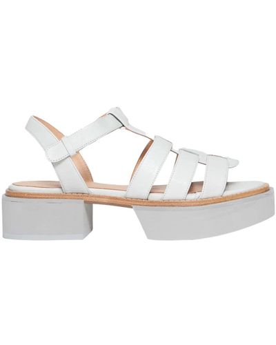 Paloma Barceló Shoes > sandals > flat sandals - Blanc