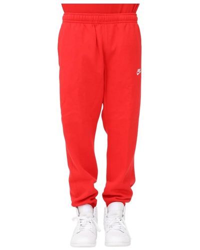 Nike Sportswear club fleece joggers - Rosso
