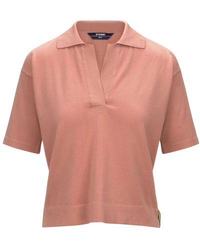 K-Way Polo Shirts - Pink