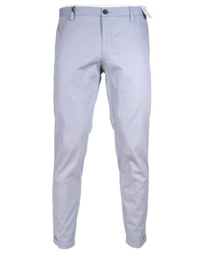 AT.P.CO Cropped Trousers - Blau