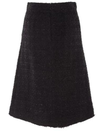 Balenciaga Midi Skirts - Black