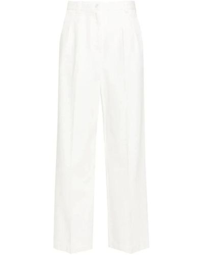 A.P.C. Wide pantaloni - Bianco