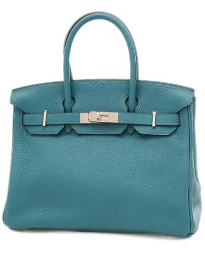 Hermès Pre-owned > pre-owned bags > pre-owned handbags - Bleu