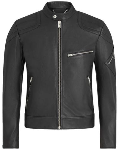 Belstaff Leather Jackets - Black