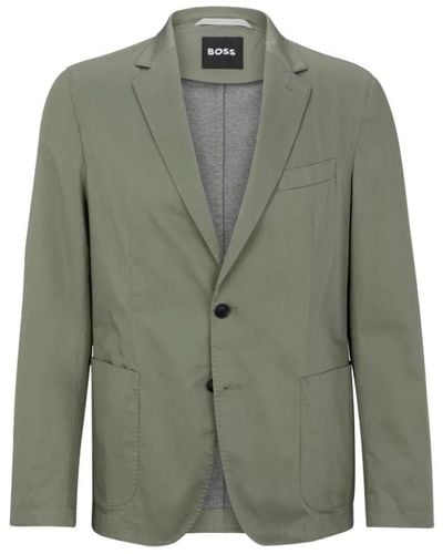 BOSS Slim-fit Jacket - Green