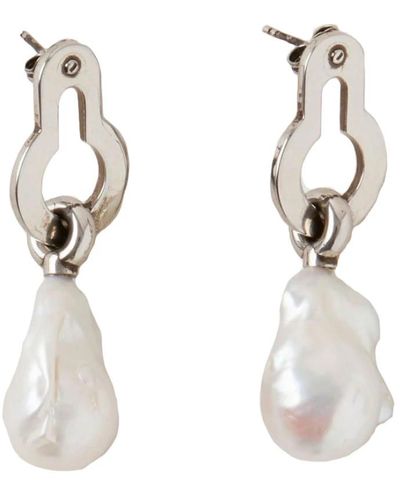 Mulberry Amberley pearl earring - Bianco