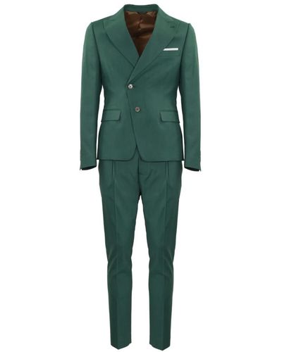 Daniele Alessandrini Suits > suit sets > single breasted suits - Vert