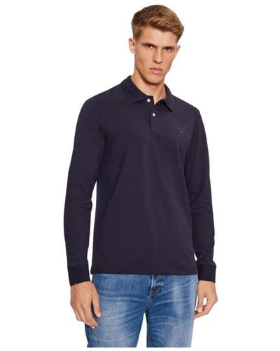 Guess Stretch polo shirt - blu aderente