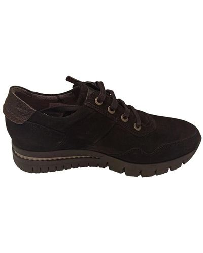 Fluchos Zapatillas mujer negras casuales - Negro