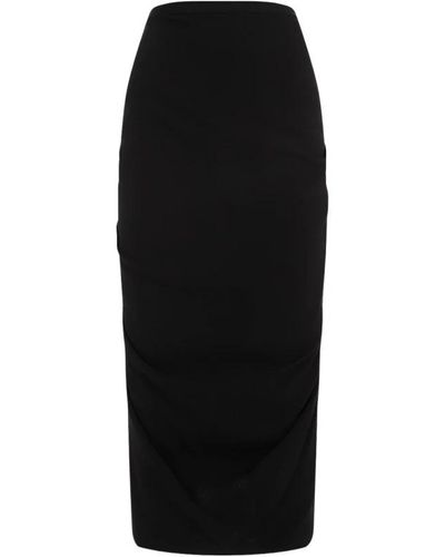 Dries Van Noten Midi Skirts - Black