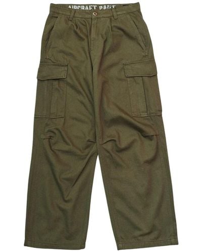 Alpha Industries Straight Trousers - Green