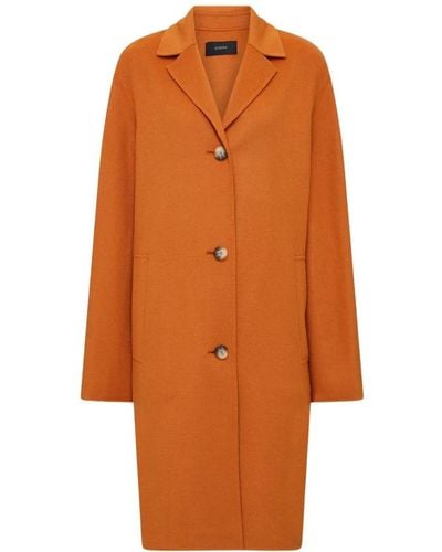 JOSEPH Single-breasted coats - Arancione